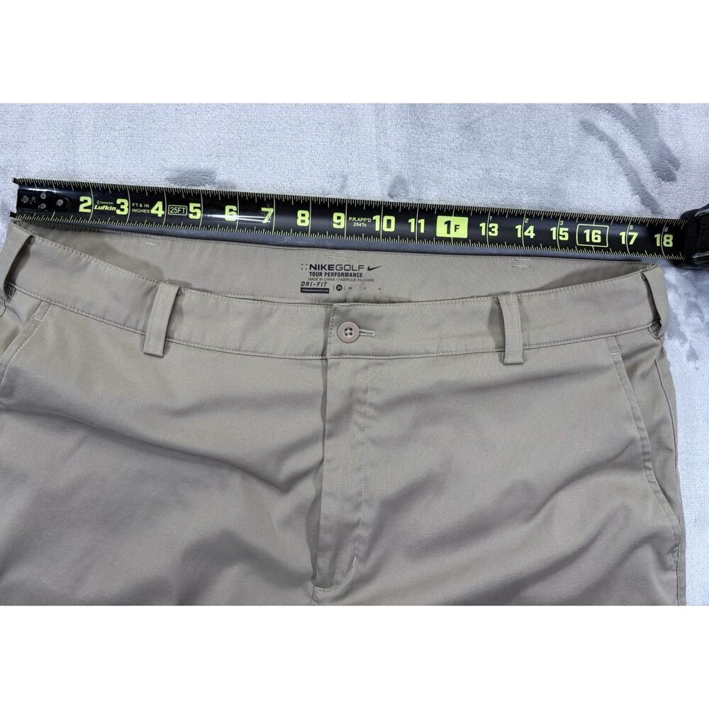 Nike Golf Tour Performance Dri-Fit Shorts Men’s Size 36 Khaki – Good Condition - Picture 3 of 7